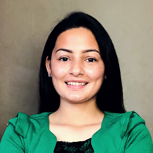 Portrait of filmmaker Mira Khadka