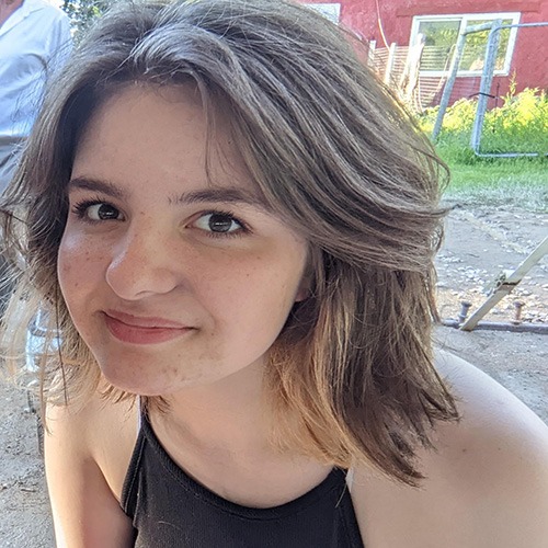 Portrait of filmmaker Olivia Koop