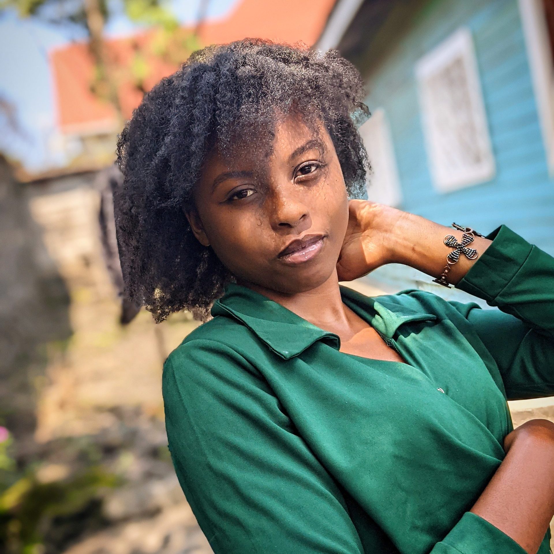 Portrait of filmmaker Beryl Muga